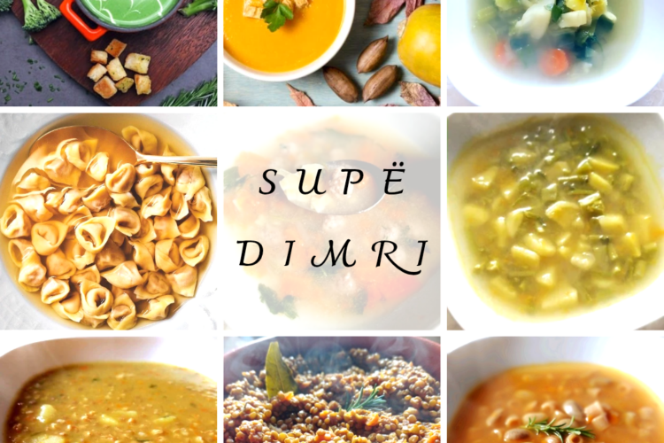 Supe dimri. Receta gatimi. Dieta mesdhetare.